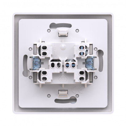 Выключатель скрытой установки CADUCEUS ALING PRESTIGE одноклавишный, с индикацией, 10АХ, 250В~ (Артикул: 625)