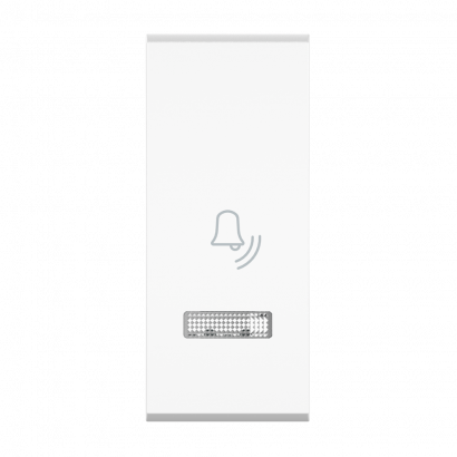 Клавиша CADUCEUS ALING MODE, 1М, с символом звонок, с индикаторным окошком (Артикул: 65422)