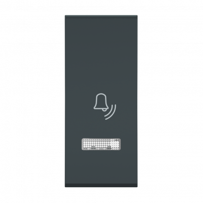 Клавиша CADUCEUS ALING MODE, 1М, с символом звонок, с индикаторным окошком (Артикул: 65422)