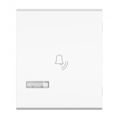 Клавиша CADUCEUS ALING MODE, 2М, с символом звонок, с индикаторным окошком (Артикул: 65822)