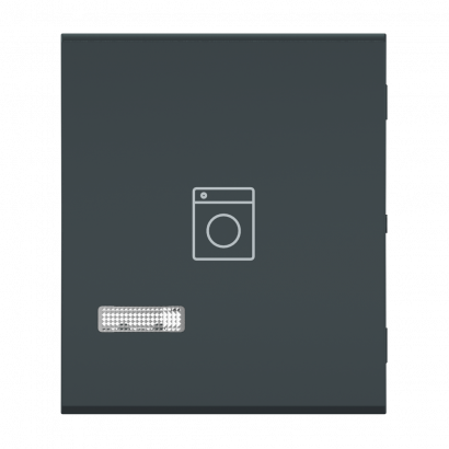 Клавиша CADUCEUS ALING MODE, 2М, с символом стиральная машина, с индикаторным окошком (Артикул: 65827)