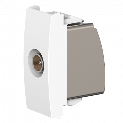 Механизм розетки антенной TV CADUCEUS ALING MODE, встраиваемой, проходной, модульной (Артикул: 6624)