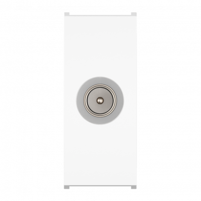 Механизм розетки антенной TV CADUCEUS ALING MODE, встраиваемой, проходной, модульной (Артикул: 6624)
