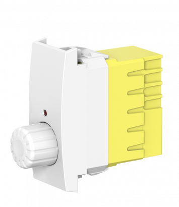 Диммер CADUCEUS ALING MODE для скрытой проводки, проходной, поворотно-нажимной, с индикацией, 40-300ВА, 230В~ (Артикул: 6671)