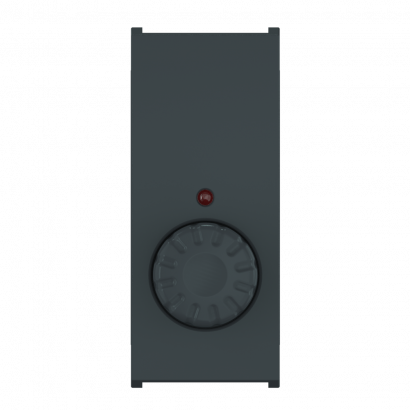 Диммер CADUCEUS ALING MODE для скрытой проводки, проходной, поворотно-нажимной, с индикацией, 40-300ВА, 230В~ (Артикул: 6671)