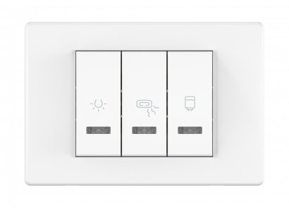 Комплект выключателей CADUCEUS ALING MODE для ванной комнаты, 10А/16А, 250В~ (Артикул: 66911)