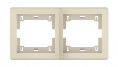 Рамка CADUCEUS ALING PRESTIGE декоративная, двухместная, горизонтальная (Артикул: 6701)