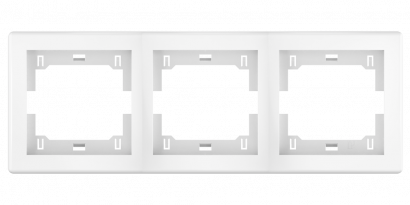 Рамка CADUCEUS ALING PRESTIGE декоративная, трёхместная, горизонтальная (Артикул: 6703)