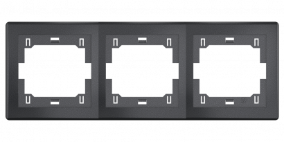 Рамка CADUCEUS ALING PRESTIGE декоративная, трёхместная, горизонтальная (Артикул: 6703)