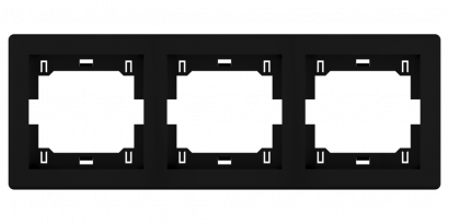 Рамка CADUCEUS ALING PRESTIGE декоративная, трёхместная, горизонтальная (Артикул: 6703)