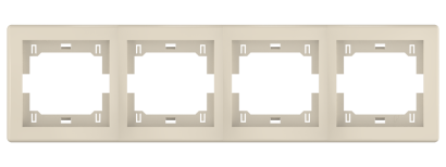 Рамка CADUCEUS ALING PRESTIGE декоративная, четырёхместная, горизонтальная (Артикул: 6704)