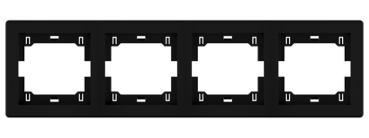 Рамка CADUCEUS ALING PRESTIGE декоративная, четырёхместная, горизонтальная (Артикул: 6704)