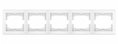 Рамка CADUCEUS ALING PRESTIGE декоративная, пятиместная, горизонтальная (Артикул: 6705)