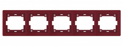 Рамка CADUCEUS ALING PRESTIGE декоративная, пятиместная, горизонтальная (Артикул: 6705)