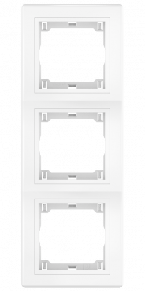 Рамка CADUCEUS ALING PRESTIGE декоративная, трёхместная, вертикальная (Артикул: 6713)