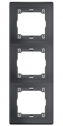 Рамка CADUCEUS ALING PRESTIGE декоративная, трёхместная, вертикальная (Артикул: 6713)