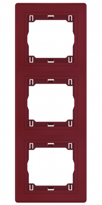 Рамка CADUCEUS ALING PRESTIGE декоративная, трёхместная, вертикальная (Артикул: 6713)