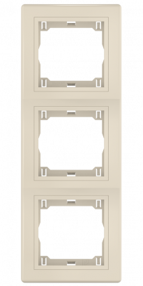 Рамка CADUCEUS ALING PRESTIGE декоративная, трёхместная, вертикальная (Артикул: 6713)