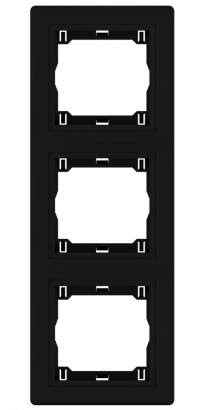 Рамка CADUCEUS ALING PRESTIGE декоративная, трёхместная, вертикальная (Артикул: 6713)