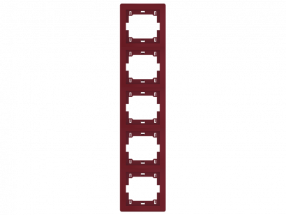 Рамка CADUCEUS ALING PRESTIGE декоративная, пятиместная, вертикальная (Артикул: 6715)