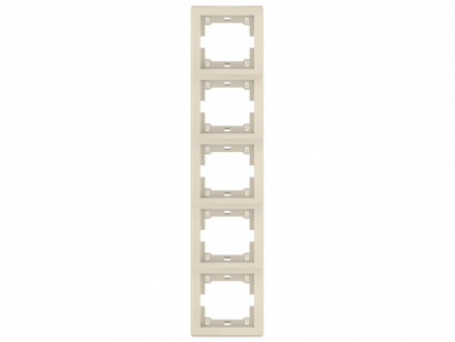 Рамка CADUCEUS ALING PRESTIGE декоративная, пятиместная, вертикальная (Артикул: 6715)