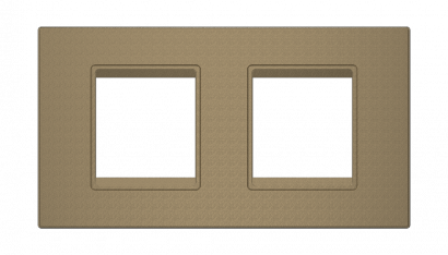 Рамка декоративная 2х2М CADUCEUS ALING EXPERIENCE Color METALLIC (Артикул: 70322)