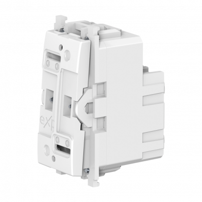 Выключатель CADUCEUS ALING EXPERIENCE для скрытой проводки, двухполюсный, 16АХ, 250В~, механизм (Артикул: 72106)