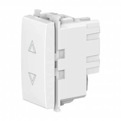 Выключатель CADUCEUS ALING EXPERIENCE для скрытой проводки, кнопочный для рольставней/жалюзи, 10А, 250В~ (Артикул: 72118)