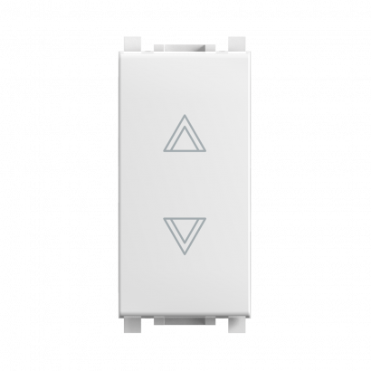 Выключатель CADUCEUS ALING EXPERIENCE для скрытой проводки, кнопочный для рольставней/жалюзи, 10А, 250В~ (Артикул: 72118)