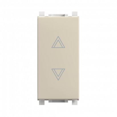 Выключатель CADUCEUS ALING EXPERIENCE для скрытой проводки, кнопочный для рольставней/жалюзи, 10А, 250В~ (Артикул: 72118)