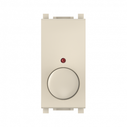 Диммер CADUCEUS ALING EXPERIENCE для скрытой проводки, проходной, поворотно-нажимной, с индикацией, 40-300ВА, 230В~ (Артикул: 72202)