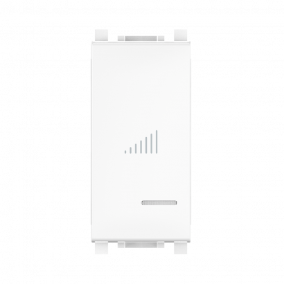 Диммер CADUCEUS ALING EXPERIENCE для скрытой проводки, LED, кнопочный, с индикацией, 200Вт, 230В~ (Артикул: 72205)