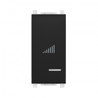 Диммер CADUCEUS ALING EXPERIENCE для скрытой проводки, LED, кнопочный, с индикацией, 200Вт, 230В~ (Артикул: 72205)