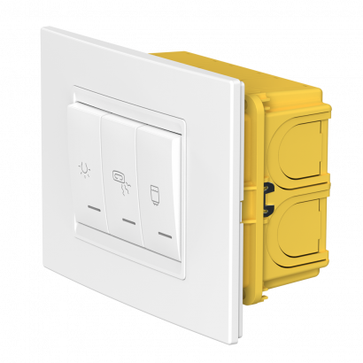 Комплект встраиваемых выключателей CADUCEUS ALING EXPERIENCE для ванной комнаты, 16А, 250В~ (Артикул: 72303)