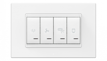 Комплект встраиваемых выключателей CADUCEUS ALING EXPERIENCE для ванной комнаты, 16А, 250В~ (Артикул: 72304)