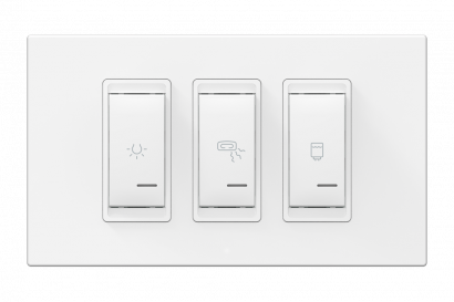 Комплект встраиваемых выключателей CADUCEUS ALING EXPERIENCE для ванной комнаты, 16А, 250В~ (Артикул: 72310)