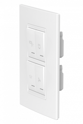 Комплект встраиваемых выключателей CADUCEUS ALING EXPERIENCE для ванной комнаты, 16А, 250В~ (Артикул: 72324)