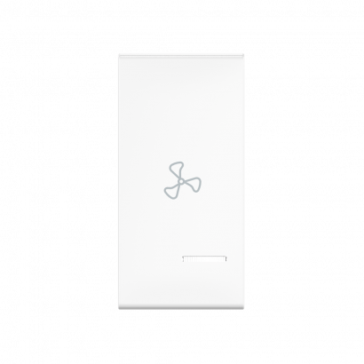 Клавиша CADUCEUS ALING EXPERIENCE, 1М, с символом вентилятор, с индикаторным окошком (Артикул: 73206)