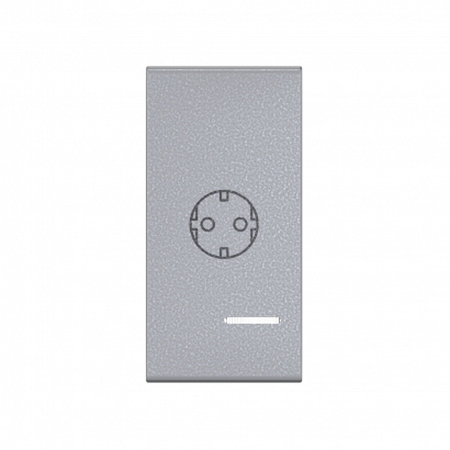 Клавиша CADUCEUS ALING EXPERIENCE, 1М, с символом розетка, с индикаторным окошком (Артикул: 73207)