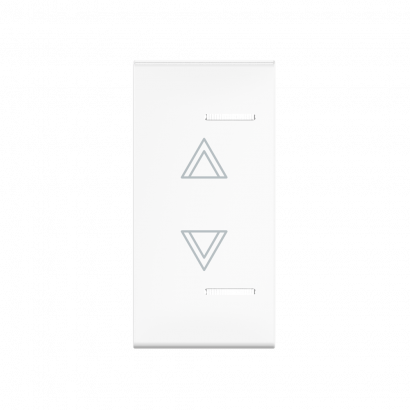 Клавиша CADUCEUS ALING EXPERIENCE, 1М, для жалюзи, с 2-мя индикаторными окошками (Артикул: 73222)