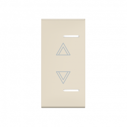 Клавиша CADUCEUS ALING EXPERIENCE, 1М, для жалюзи, с 2-мя индикаторными окошками (Артикул: 73222)