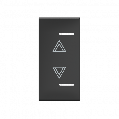 Клавиша CADUCEUS ALING EXPERIENCE, 1М, для жалюзи, с 2-мя индикаторными окошками (Артикул: 73222)