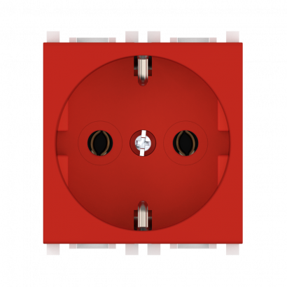 Розетка CADUCEUS ALING EXPERIENCE электрическая, модульная, для скрытой проводки, механизм, 16А, 250 В~ (Артикул: 74101)