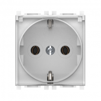 Розетка CADUCEUS ALING EXPERIENCE электрическая, модульная с крышкой, для скрытой проводки, механизм, 16А, 250 В~ (Артикул: 74103.T)