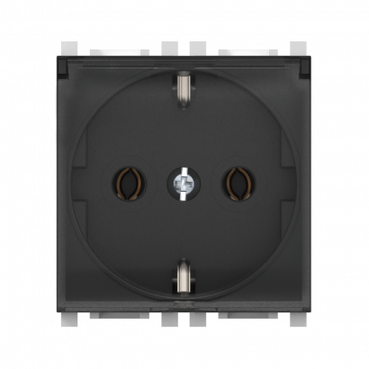 Розетка CADUCEUS ALING EXPERIENCE электрическая, модульная с крышкой, для скрытой проводки, механизм, 16А, 250 В~ (Артикул: 74103.T)