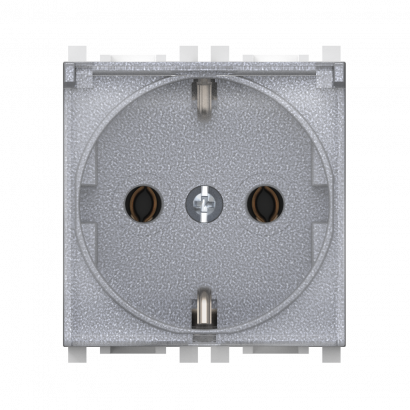 Розетка CADUCEUS ALING EXPERIENCE электрическая, модульная с крышкой, для скрытой проводки, механизм, 16А, 250 В~ (Артикул: 74103.T)