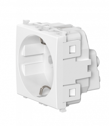 Розетка CADUCEUS ALING EXPERIENCE электрическая, модульная, для скрытой проводки, механизм, 16А, 250 В~ (Артикул: 74152)