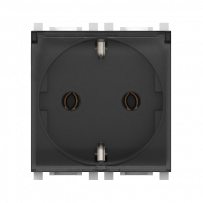 Розетка CADUCEUS ALING EXPERIENCE электрическая, модульная с крышкой, для скрытой проводки, механизм, 16А, 250 В~ (Артикул: 74153.T)