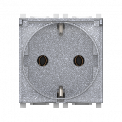 Розетка CADUCEUS ALING EXPERIENCE электрическая, модульная с крышкой, для скрытой проводки, механизм, 16А, 250 В~ (Артикул: 74153.T)