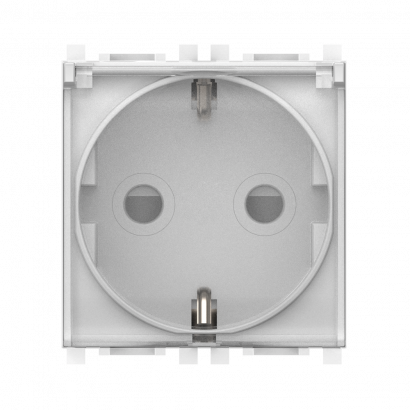 Розетка CADUCEUS ALING EXPERIENCE электрическая, модульная с крышкой, для скрытой проводки, механизм, 16А, 250 В~ (Артикул: 74154.T)